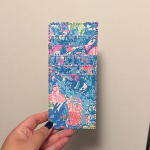 Lilly Pulitzer Colorful Floral card holder